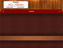 Tablet Screenshot of pizzerialagitana.com